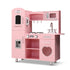 Keezi Kids Kitchen Set Pretend Play Food Sets Childrens Utensils Wooden Toy Pink-Baby & Kids > Toys-PEROZ Accessories