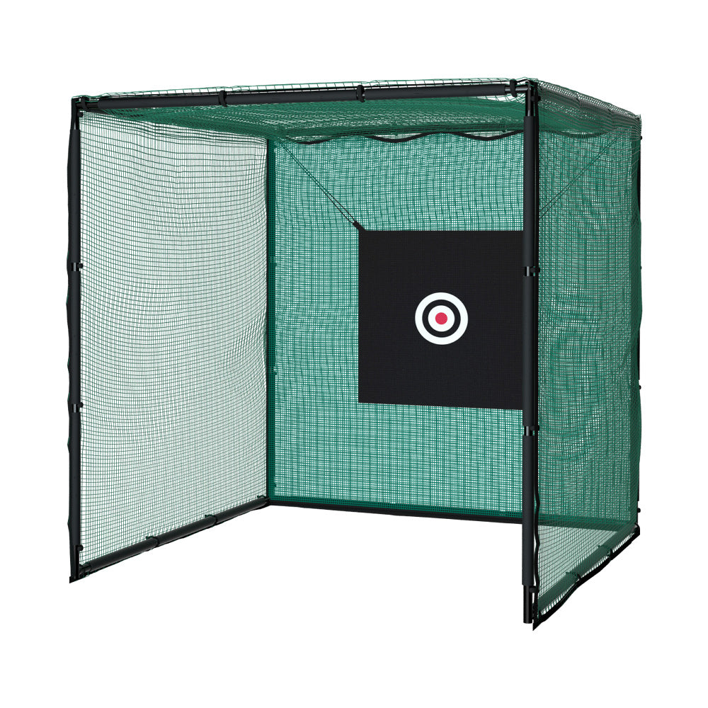 Golf Practice Cage 3M Hitting Net with Steel Frame Football Baseball Training-Sports &amp; Fitness &gt; Golf-PEROZ Accessories