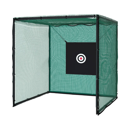 Golf Practice Cage 3M Hitting Net with Steel Frame Football Baseball Training-Sports &amp; Fitness &gt; Golf-PEROZ Accessories
