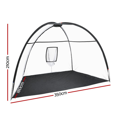 Everfit 3.5M Golf Practice Net Portable Training Aid Driving Target Mat Soccer-Sports &amp; Fitness &gt; Golf-PEROZ Accessories