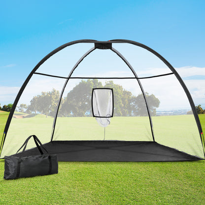 Everfit 3.5M Golf Practice Net Portable Training Aid Driving Target Mat Soccer-Sports &amp; Fitness &gt; Golf-PEROZ Accessories