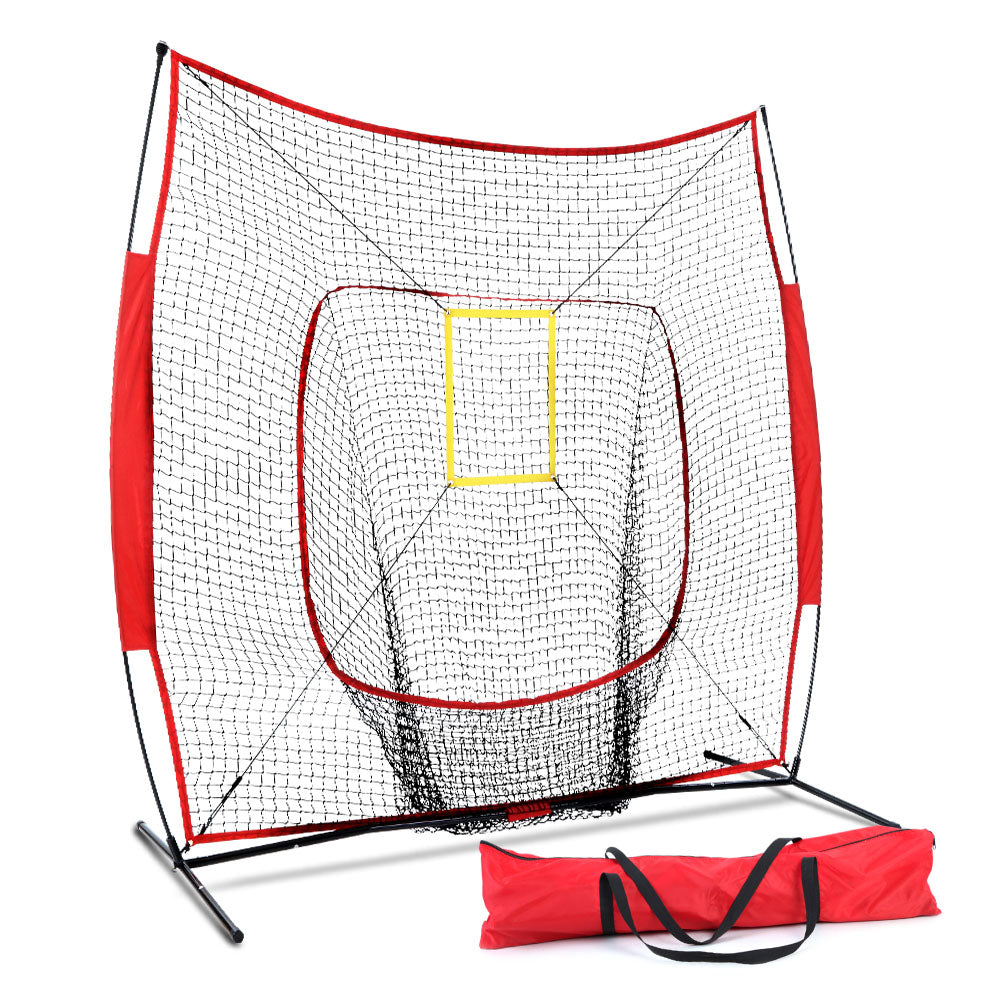 Everfit Portable Baseball Training Net Stand Softball Practice Sports Tennis-Sports &amp; Fitness &gt; Fitness Accessories-PEROZ Accessories