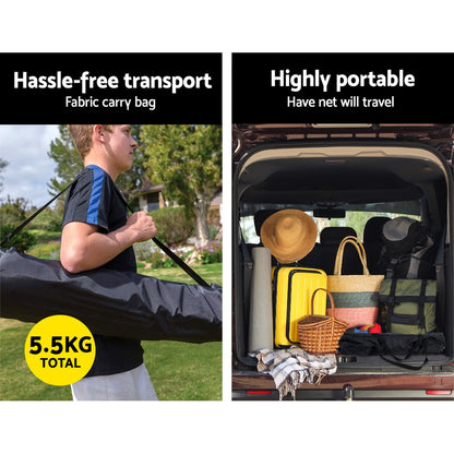Everfit Portable Soccer Rebounder Net Volley Training Football Goal Trainer XL-Sports &amp; Fitness &gt; Fitness Accessories-PEROZ Accessories