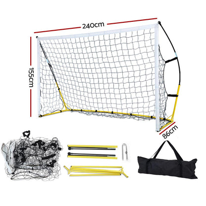 Everfit Portable Soccer Football Goal Net Kids Outdoor Training Sports-Sports &amp; Fitness &gt; Fitness Accessories-PEROZ Accessories