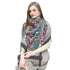 Anyyou 100% Pure Merino Wool White Poncho Winter Large Scarf Pashmina Shawl Bandana Neck Wrap For Women-Scarves-PEROZ Accessories