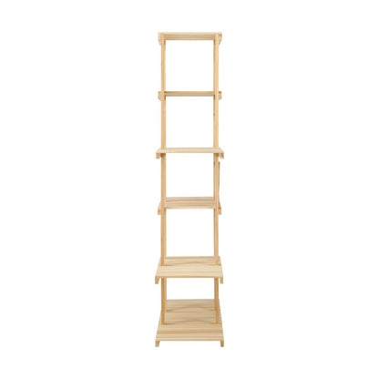 Livsip Bamboo Wood Plant Stand Flower Plants 6 Tiers Corner Display Shelves DIY-Plant Stand-PEROZ Accessories