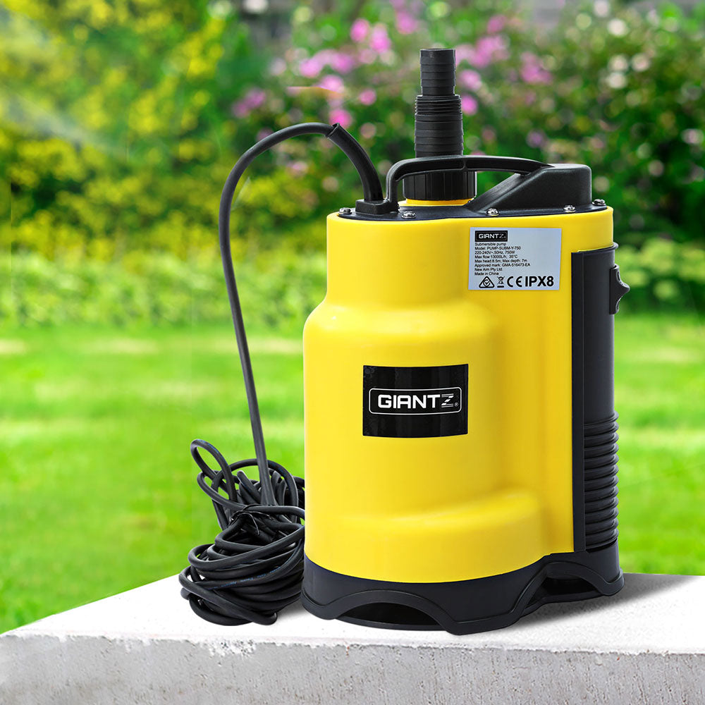Giantz Garden Water Submersible Pump 400W Dirty Bore Sewerage Tank Well Steel-Tools &gt; Pumps-PEROZ Accessories