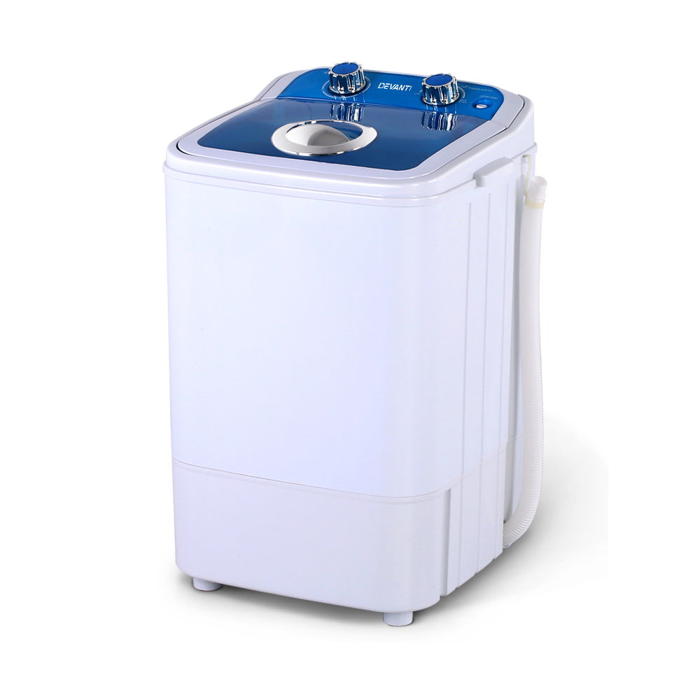 Devanti 4.6KG Mini Portable Washing Machine-Home &amp; Garden &gt; Garden Tools-PEROZ Accessories