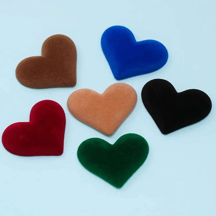 Anykidz Jibbitz Felled Face Big Heart 6pcs Shoe Charm Accessories Jeans Clogs Pendants Designer Ornament for Crocs-Shoe Accessories-PEROZ Accessories