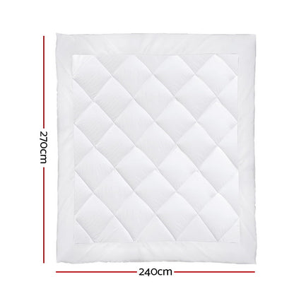 Giselle Bedding Super King 400GSM Microfibre Bamboo Microfiber Quilt-Home &amp; Garden &gt; Bedding-PEROZ Accessories