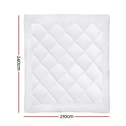 Giselle Bedding King Size 700GSM Microfibre Bamboo Microfiber Quilt-Home &amp; Garden &gt; Bedding-PEROZ Accessories