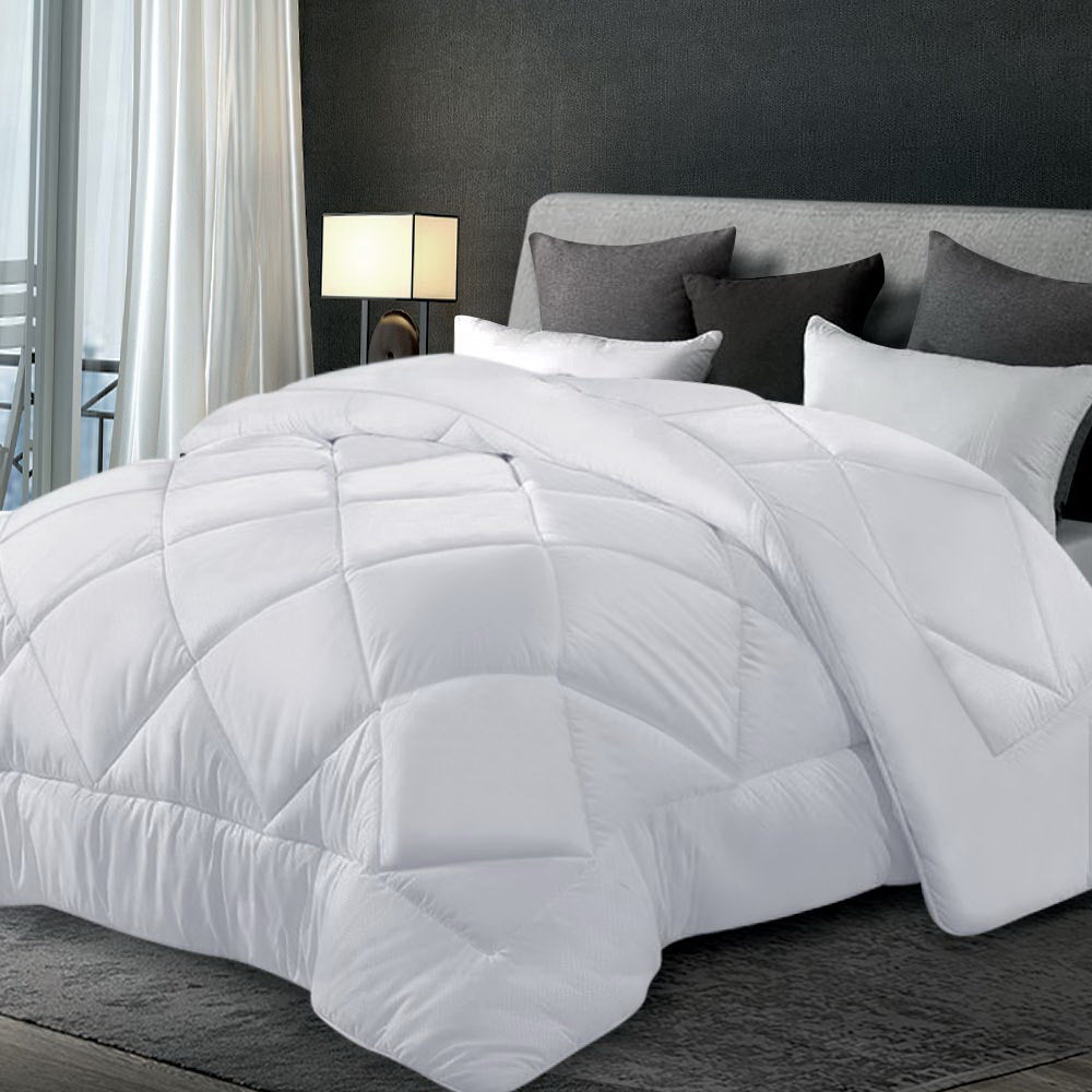 Giselle Bedding Super King 700GSM Microfibre Bamboo Microfiber Quilt-Home &amp; Garden &gt; Bedding-PEROZ Accessories