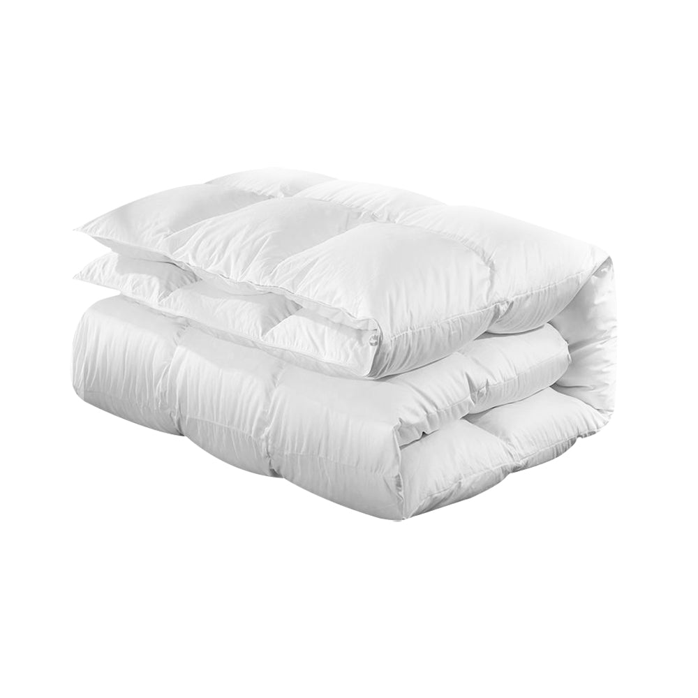 Giselle Bedding King Size 500GSM Goose Down Feather Quilt-Home &amp; Garden &gt; Bedding-PEROZ Accessories