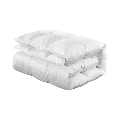 Giselle Bedding Super King 500GSM Goose Down Feather Quilt-Home &amp; Garden &gt; Bedding-PEROZ Accessories