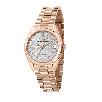 Chiara Ferragni Everyday Rose Gold Glitter 32mm Watch-Watches-PEROZ Accessories