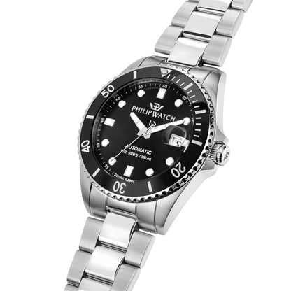 Philip Watch - Caribe Diving Silver Bracelet Men&