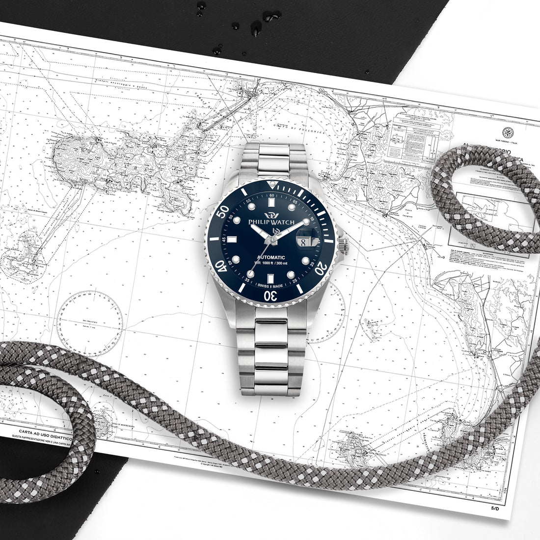 Philip Watch - Caribe Diving Automatic Blue Men&