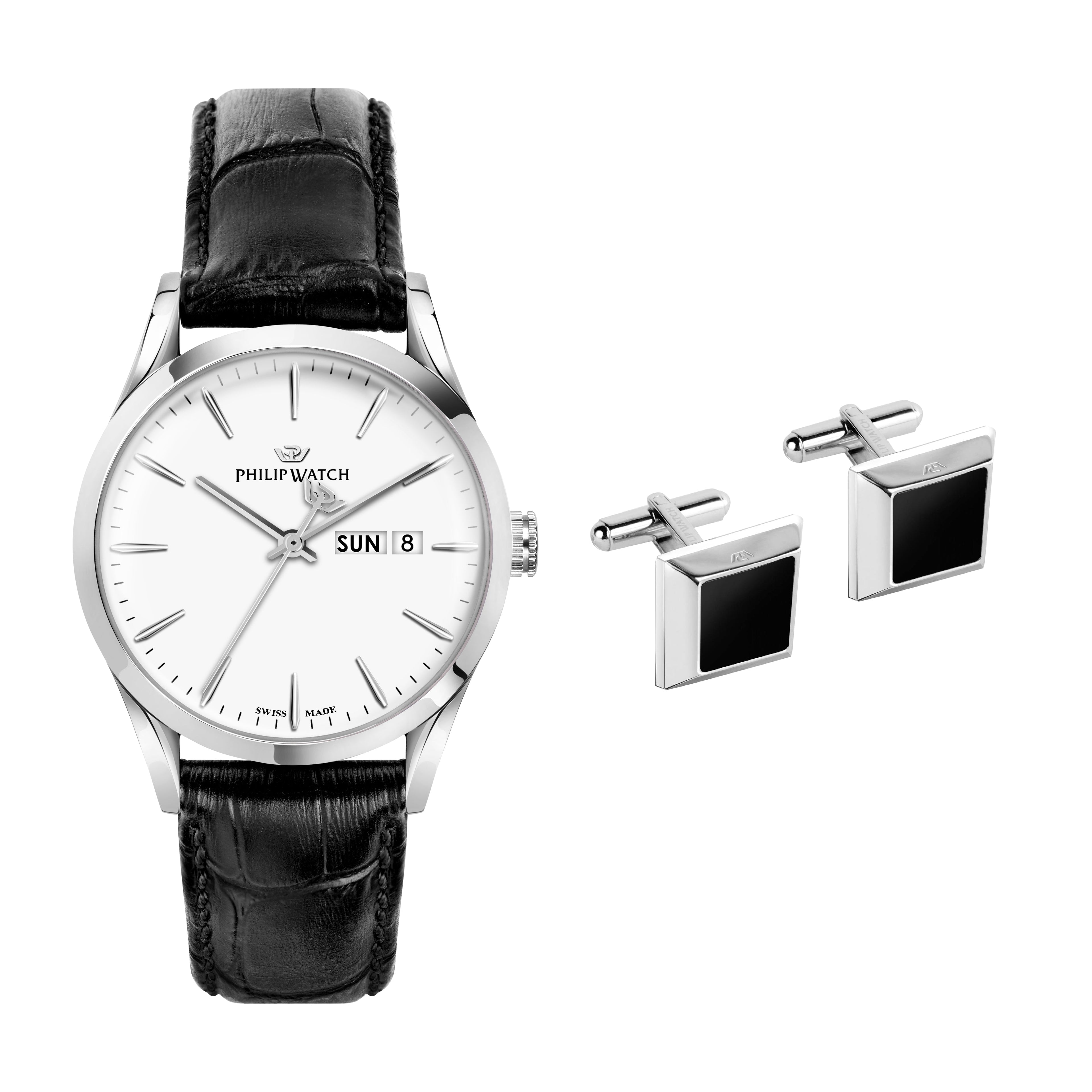 Philip Watch Sunray Collection Gift Set-Watches-PEROZ Accessories