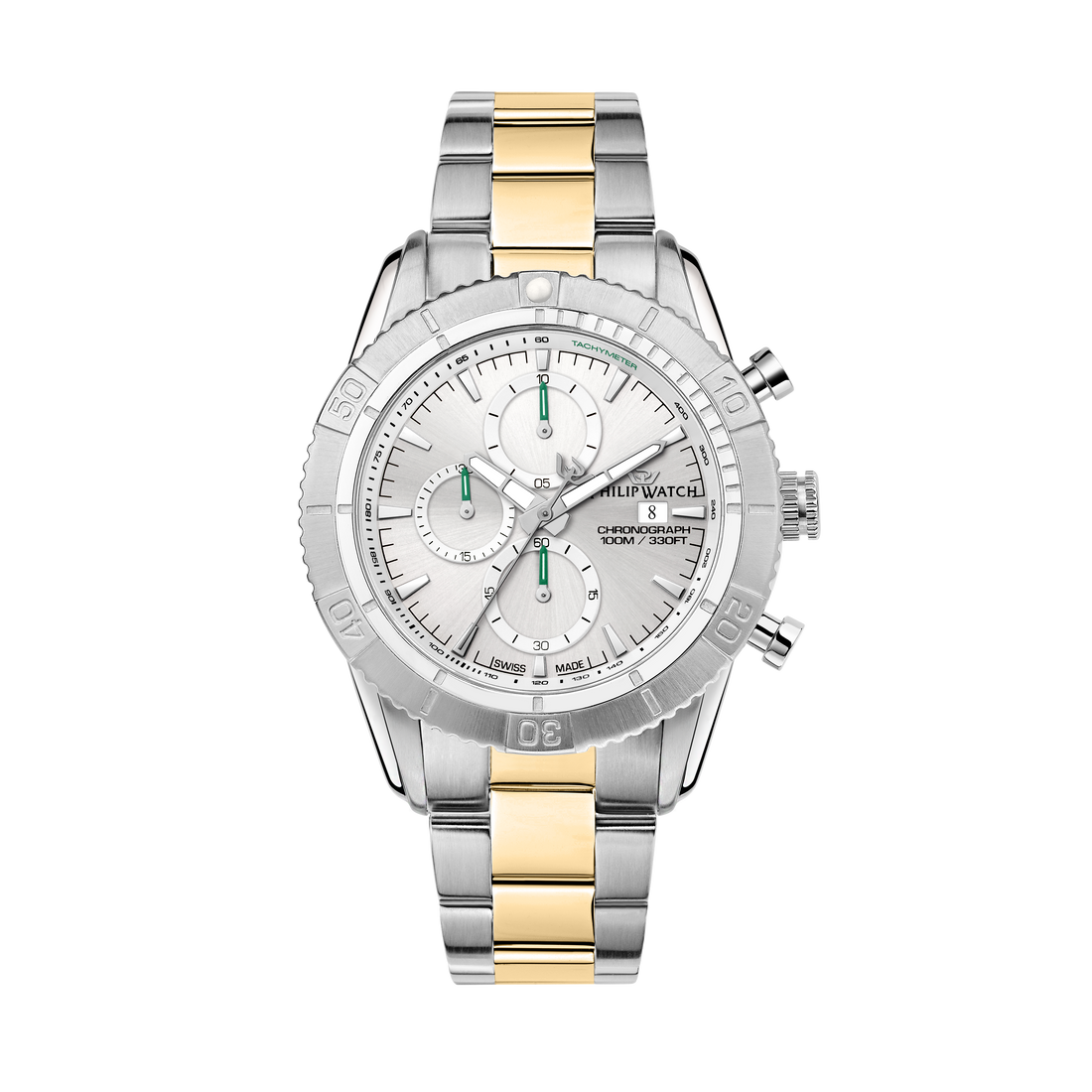 Philip Watch - Champion Two Tone 45mm Chronograph Men&