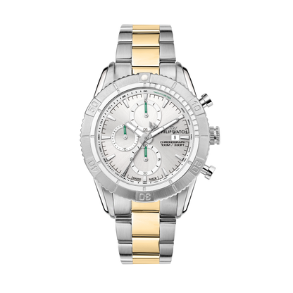 Philip Watch - Champion Two Tone 45mm Chronograph Men&