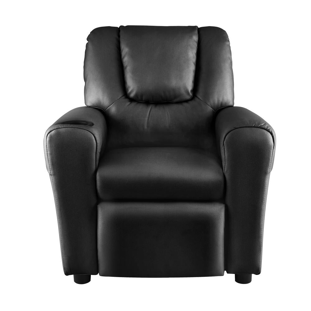 Oikiture Kids Recliner Sofa Children Lounge Chair PU Leather Couch Armchair-Kid Recliner-PEROZ Accessories