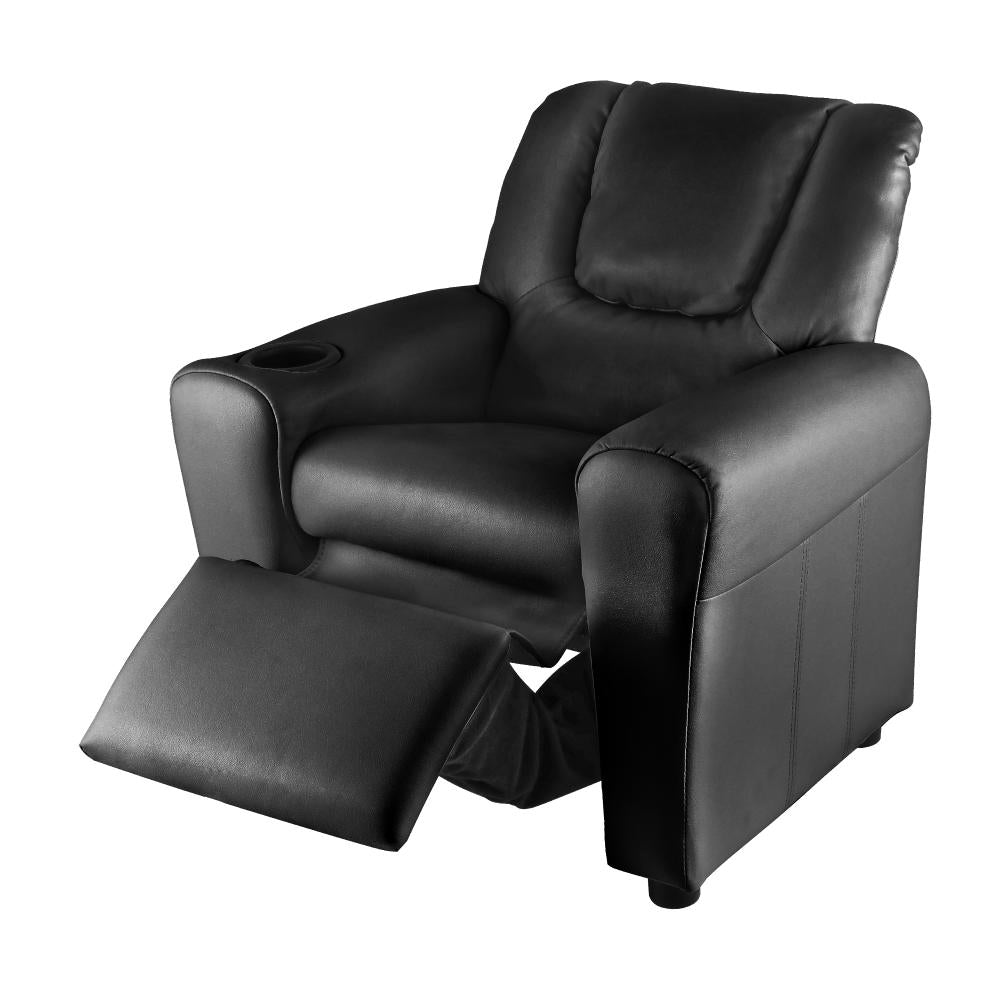 Oikiture Kids Recliner Sofa Children Lounge Chair PU Leather Couch Armchair-Kid Recliner-PEROZ Accessories