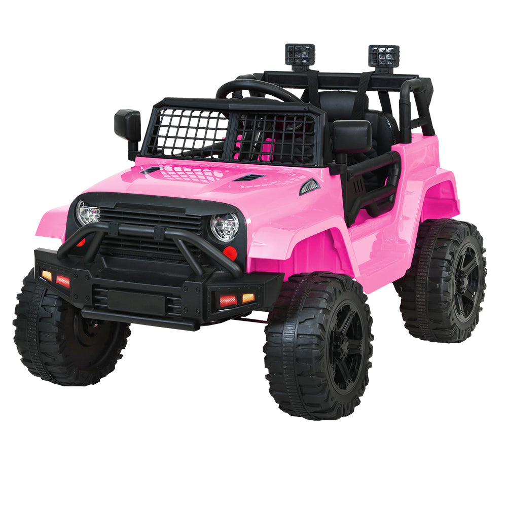 Rigo Kids Ride On Car Electric 12V Car Toys Jeep Battery Remote Control Pink-Baby &amp; Kids &gt; Ride on Cars, Go-karts &amp; Bikes-PEROZ Accessories