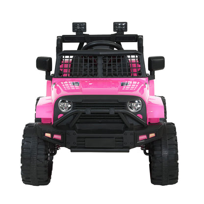 Rigo Kids Ride On Car Electric 12V Car Toys Jeep Battery Remote Control Pink-Baby &amp; Kids &gt; Ride on Cars, Go-karts &amp; Bikes-PEROZ Accessories