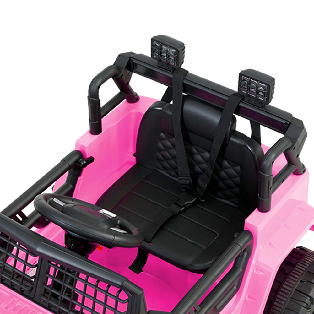 Rigo Kids Ride On Car Electric 12V Car Toys Jeep Battery Remote Control Pink-Baby &amp; Kids &gt; Ride on Cars, Go-karts &amp; Bikes-PEROZ Accessories