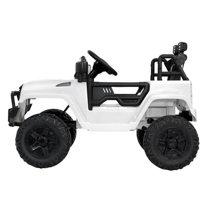 Rigo Kids Ride On Car Electric 12V Car Toys Jeep Battery Remote Control White-Baby &amp; Kids &gt; Ride on Cars, Go-karts &amp; Bikes-PEROZ Accessories