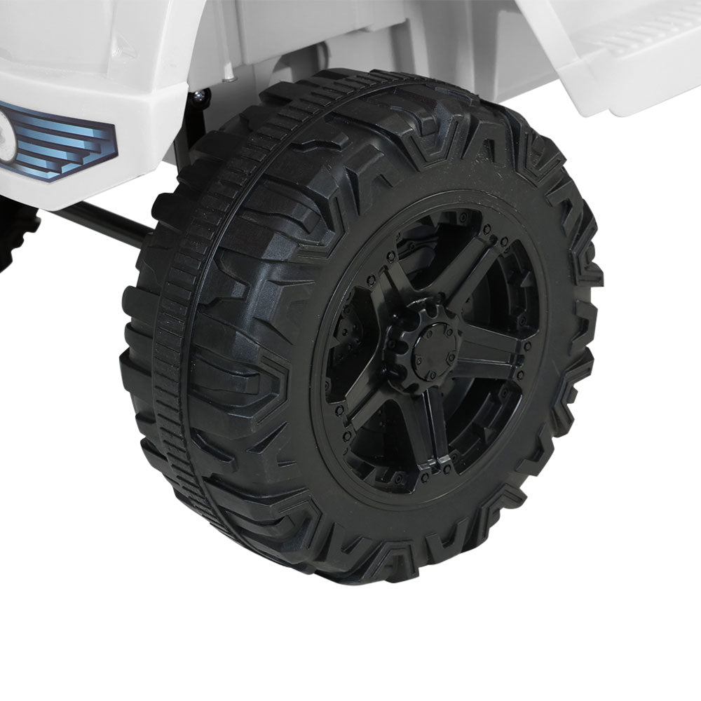 Rigo Kids Ride On Car Electric 12V Car Toys Jeep Battery Remote Control White-Baby &amp; Kids &gt; Ride on Cars, Go-karts &amp; Bikes-PEROZ Accessories