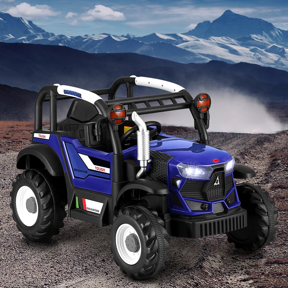 Rigo Kids Electric Ride On Car Off Road Jeep Remote 12V Blue-Baby &amp; Kids &gt; Ride on Cars, Go-karts &amp; Bikes-PEROZ Accessories