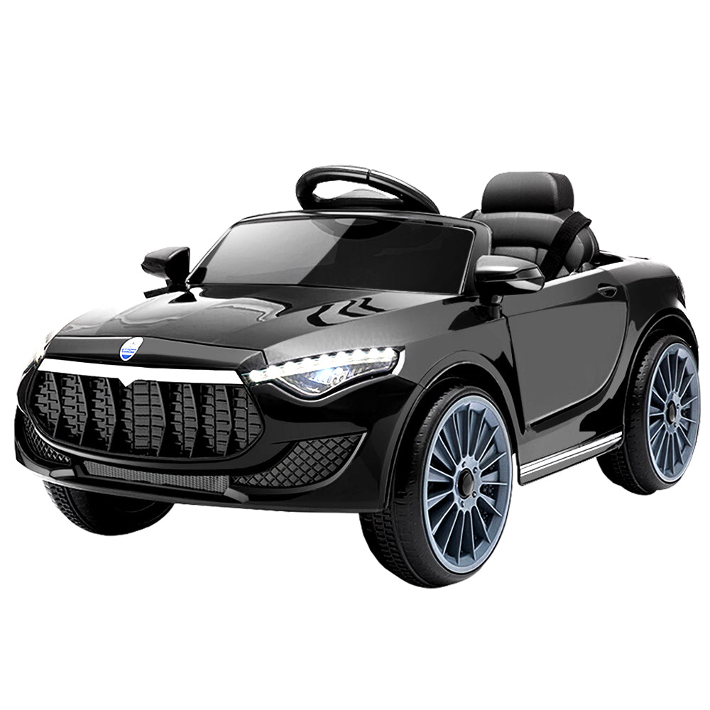 Rigo Kids Ride On Car Electric Toys 12V Battery Remote Control Black MP3 LED-Baby &amp; Kids &gt; Ride on Cars, Go-karts &amp; Bikes-PEROZ Accessories