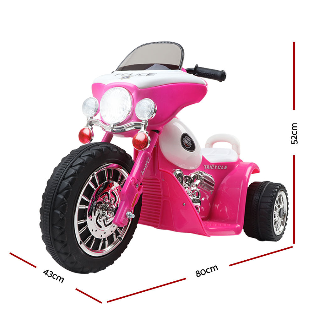 Rigo Kids Ride On Motorcycle Motorbike Car Harley Style Electric Toy Police Bike-Baby &amp; Kids &gt; Ride on Cars, Go-karts &amp; Bikes-PEROZ Accessories