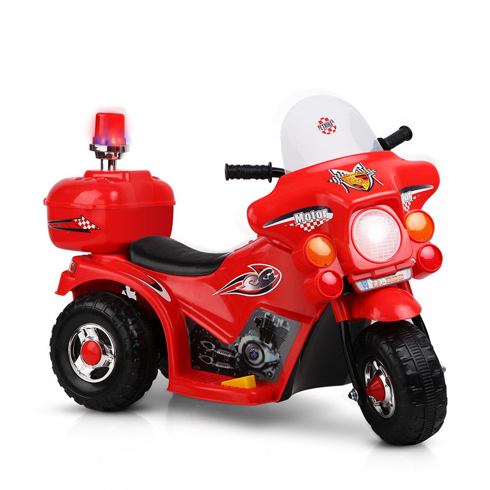 Rigo Kids Ride On Motorbike Motorcycle Car Red-Ride on Toys - Motorbikes-PEROZ Accessories