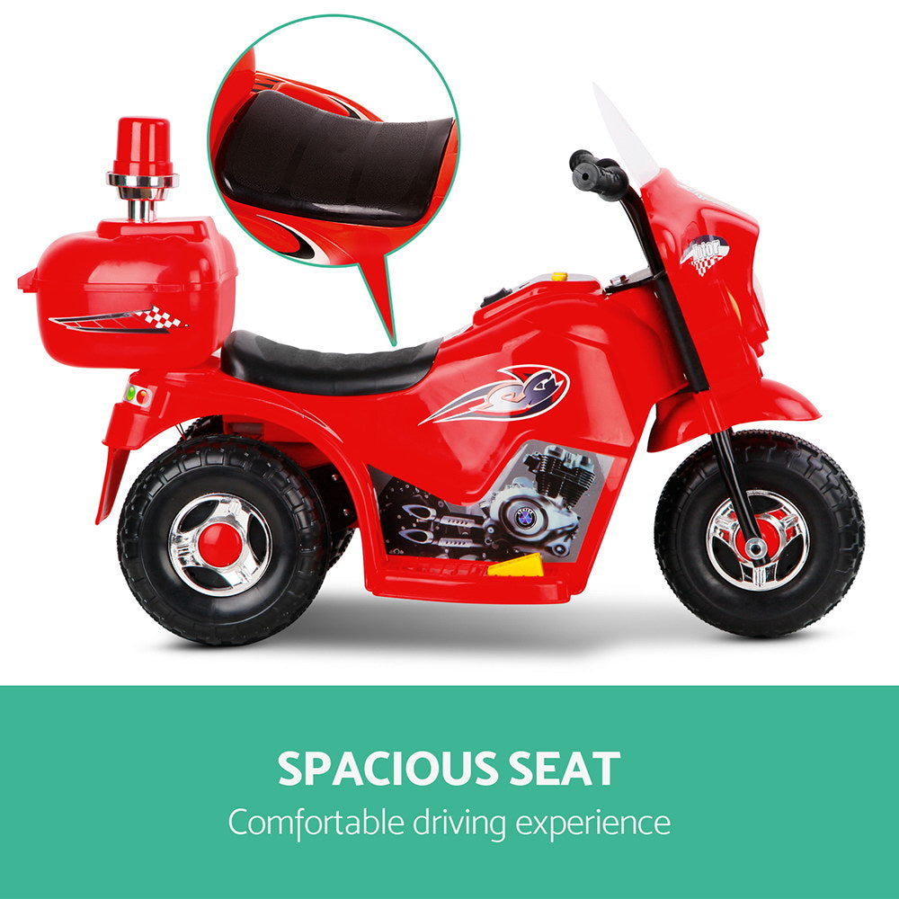 Rigo Kids Ride On Motorbike Motorcycle Car Red-Ride on Toys - Motorbikes-PEROZ Accessories