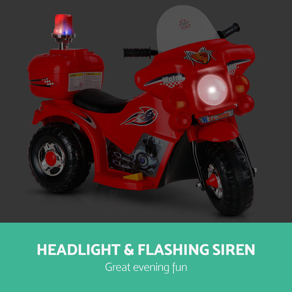Rigo Kids Ride On Motorbike Motorcycle Car Red-Ride on Toys - Motorbikes-PEROZ Accessories