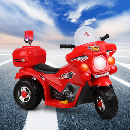 Rigo Kids Ride On Motorbike Motorcycle Car Red-Ride on Toys - Motorbikes-PEROZ Accessories