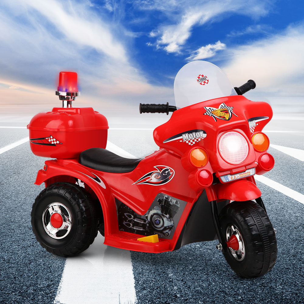 Rigo Kids Ride On Motorbike Motorcycle Car Red-Ride on Toys - Motorbikes-PEROZ Accessories