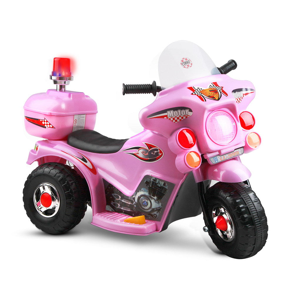 Rigo Kids Ride On Motorbike Motorcycle Car Pink-Ride on Toys - Motorbikes-PEROZ Accessories