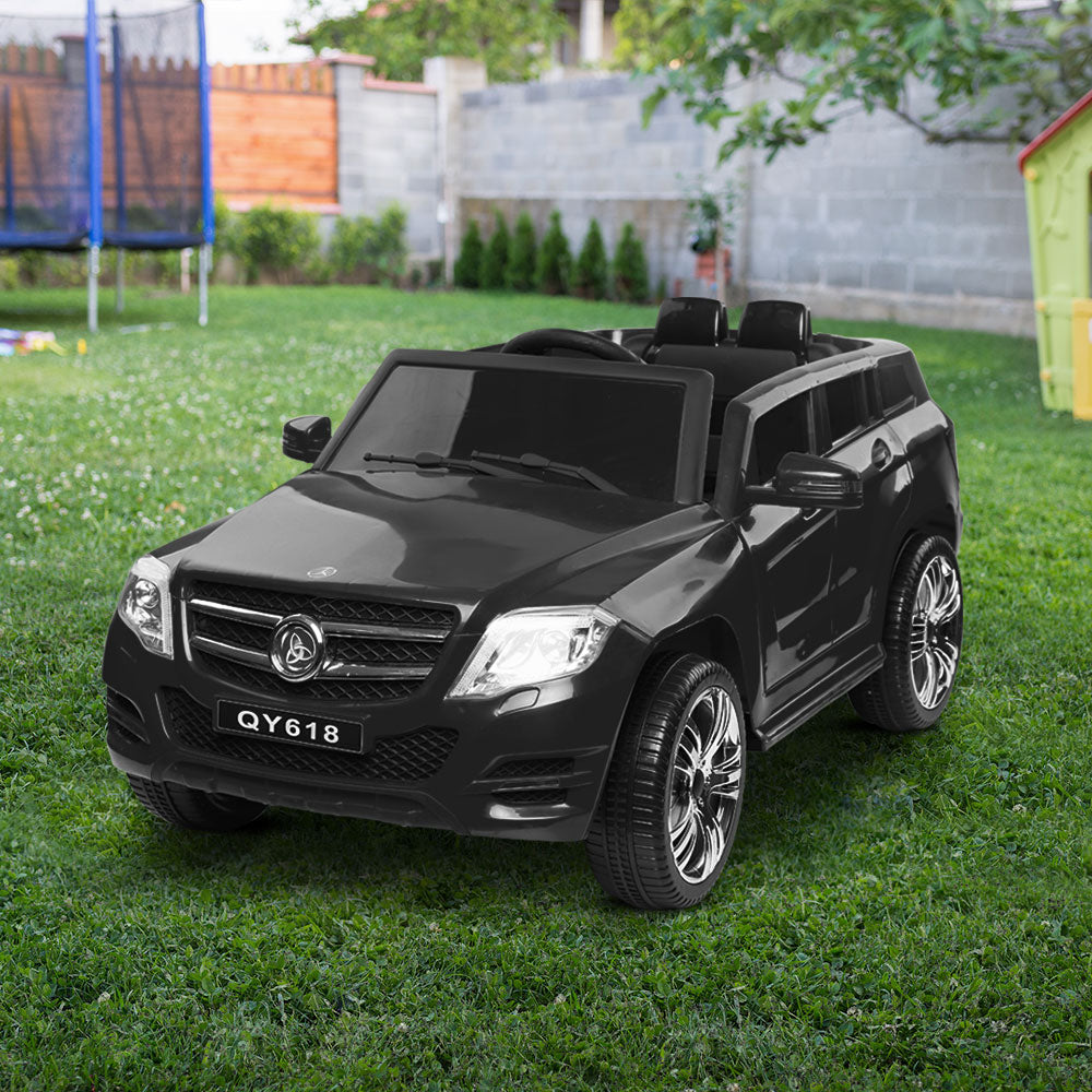 Rigo Kids Ride On Car - Black-Baby &amp; Kids &gt; Ride on Cars, Go-karts &amp; Bikes-PEROZ Accessories