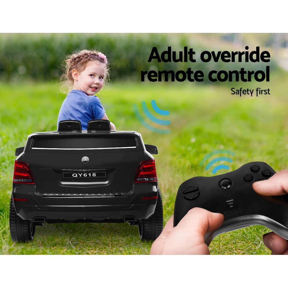 Rigo Kids Ride On Car - Black-Baby &amp; Kids &gt; Ride on Cars, Go-karts &amp; Bikes-PEROZ Accessories