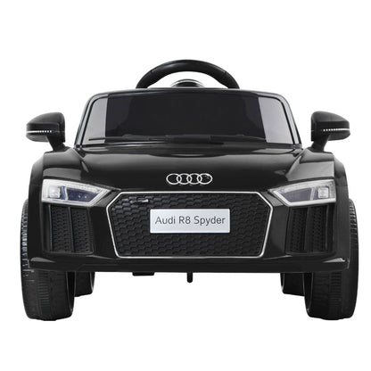 Kids Ride On Car Audi R8 Licensed Sports Electric Toy Cars Black-Baby &amp; Kids &gt; Ride on Cars, Go-karts &amp; Bikes-PEROZ Accessories