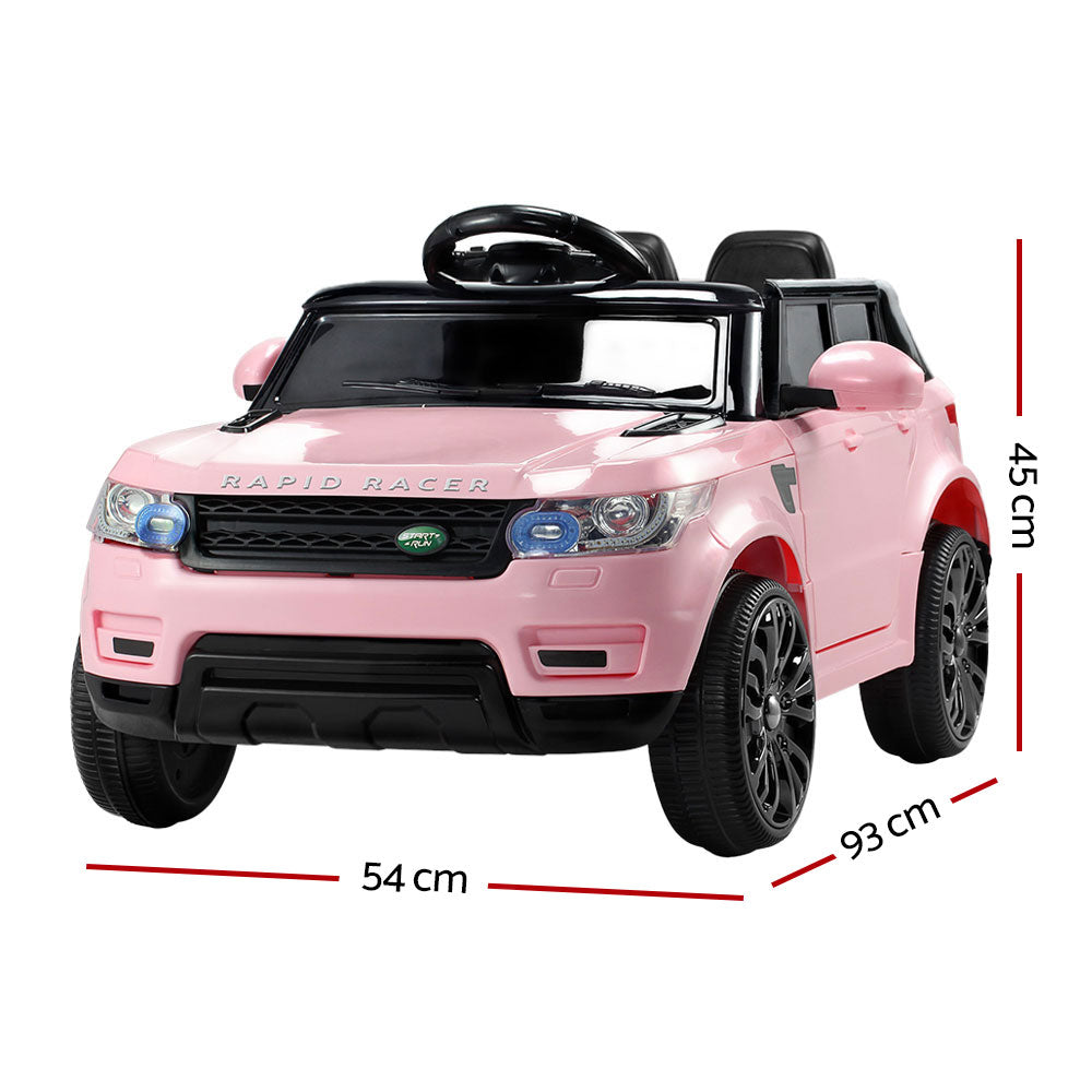 Rigo Kids Ride On Car - Pink-Baby &amp; Kids &gt; Ride on Cars, Go-karts &amp; Bikes-PEROZ Accessories