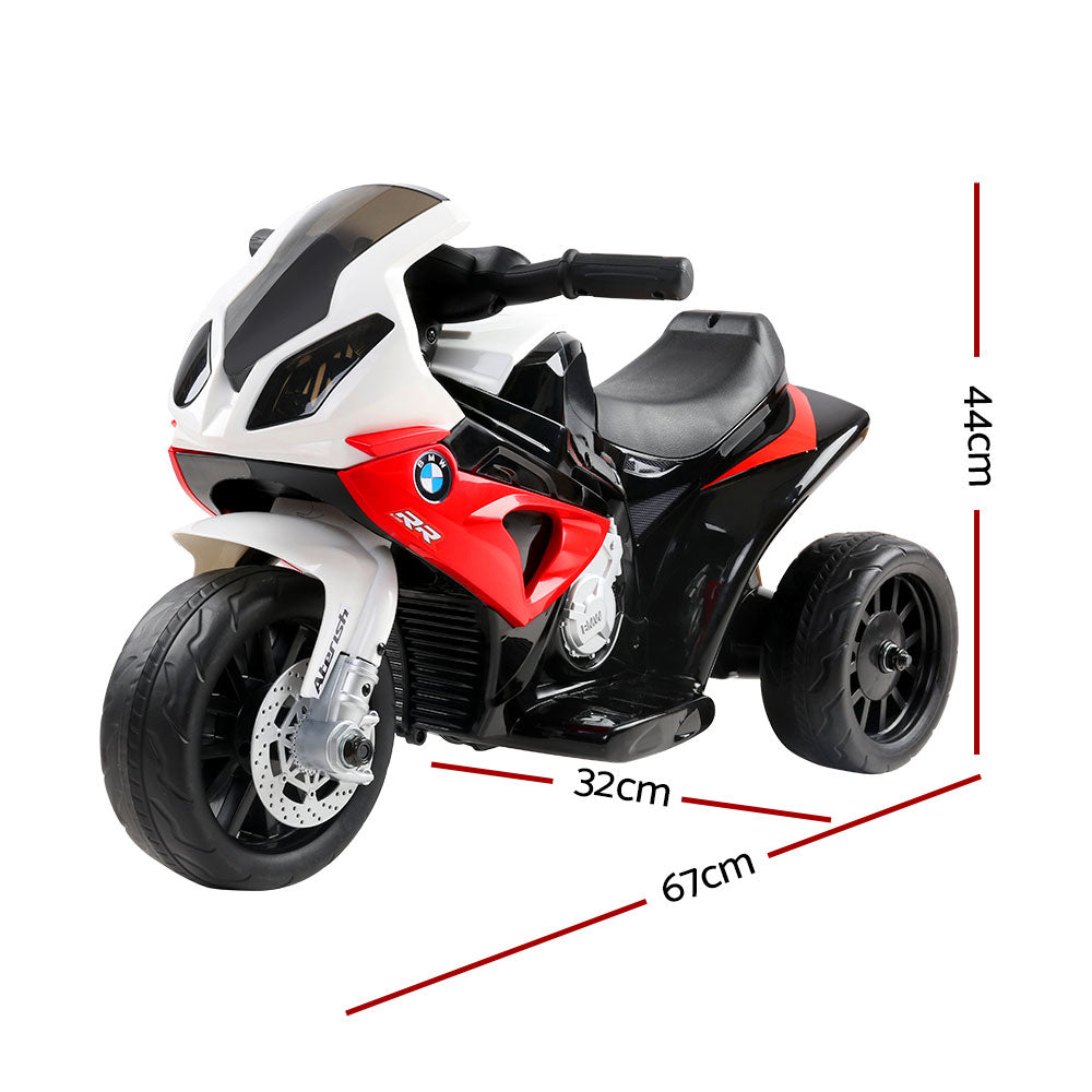 Kids Ride On Motorbike BMW Licensed S1000RR Motorcycle Car Red-Baby &amp; Kids &gt; Ride on Cars, Go-karts &amp; Bikes-PEROZ Accessories