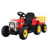 Rigo Ride On Car Tractor Trailer Toy Kids Electric Cars 12V Battery Red-Baby & Kids > Ride on Cars, Go-karts & Bikes-PEROZ Accessories