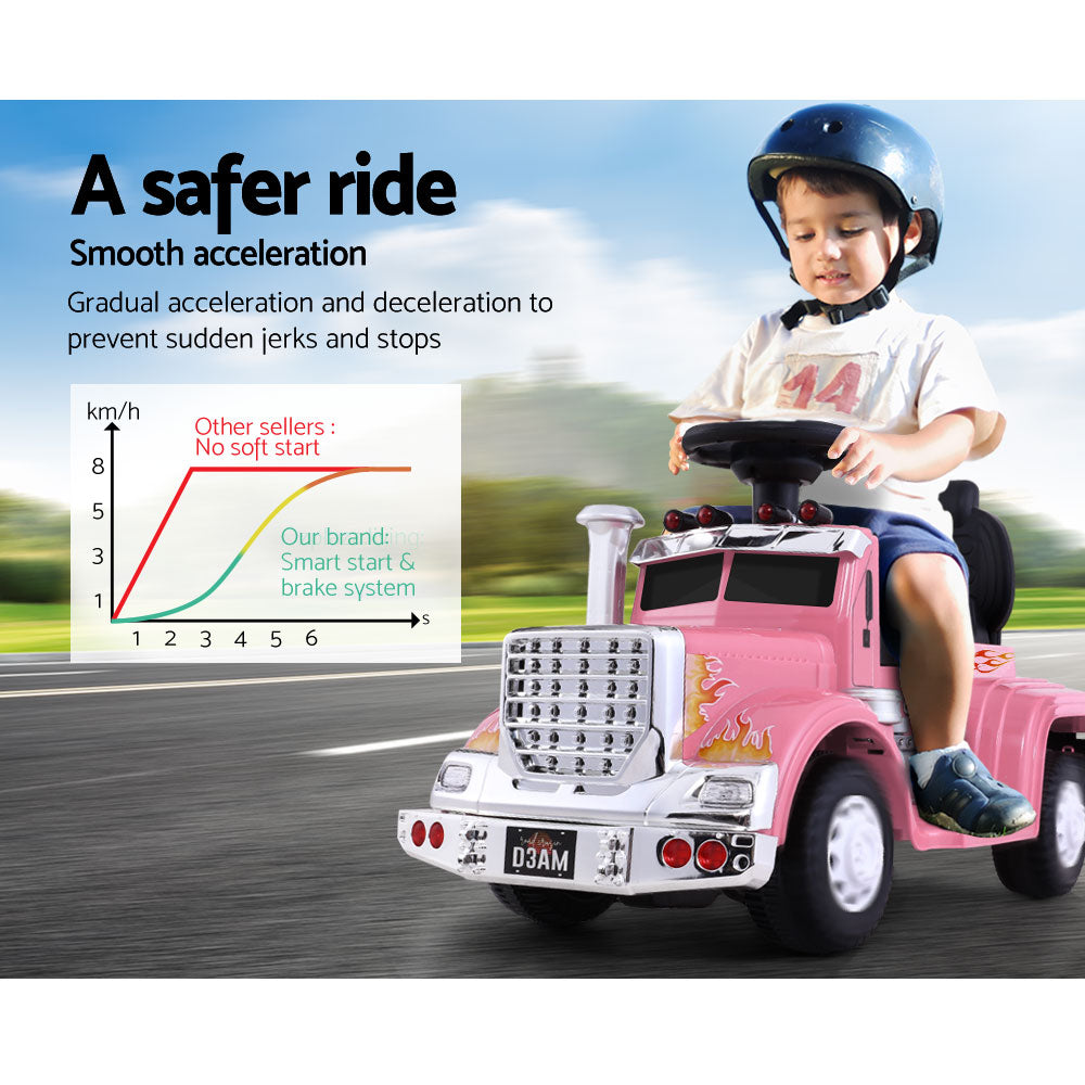 Ride On Cars Kids Electric Toys Car Battery Truck Childrens Motorbike Toy Rigo Pink-Baby &amp; Kids &gt; Ride on Cars, Go-karts &amp; Bikes-PEROZ Accessories