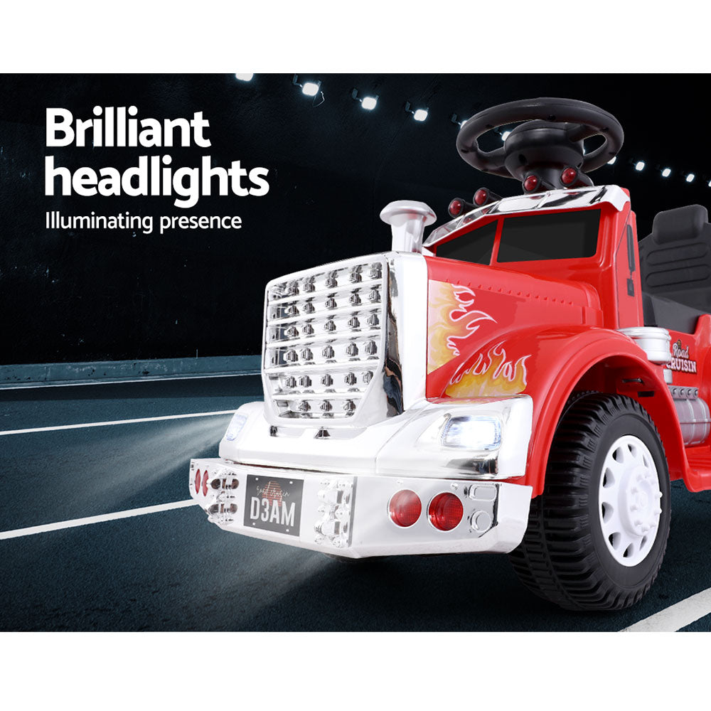 Ride On Cars Kids Electric Toys Car Battery Truck Childrens Motorbike Toy Rigo Red-Baby &amp; Kids &gt; Ride on Cars, Go-karts &amp; Bikes-PEROZ Accessories