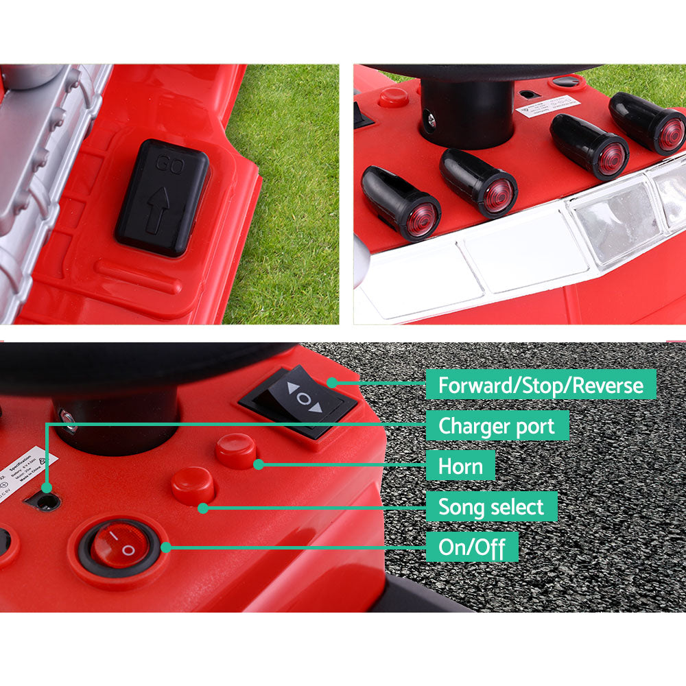 Ride On Cars Kids Electric Toys Car Battery Truck Childrens Motorbike Toy Rigo Red-Baby &amp; Kids &gt; Ride on Cars, Go-karts &amp; Bikes-PEROZ Accessories