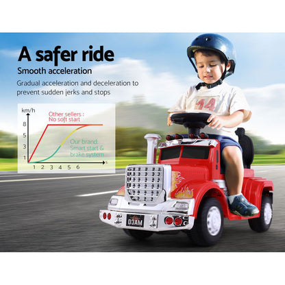 Ride On Cars Kids Electric Toys Car Battery Truck Childrens Motorbike Toy Rigo Red-Baby &amp; Kids &gt; Ride on Cars, Go-karts &amp; Bikes-PEROZ Accessories